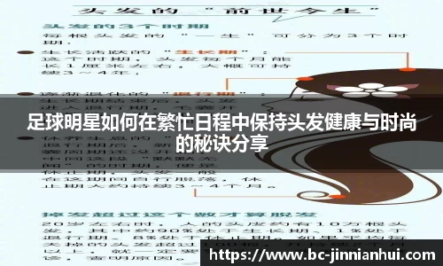 足球明星如何在繁忙日程中保持头发健康与时尚的秘诀分享